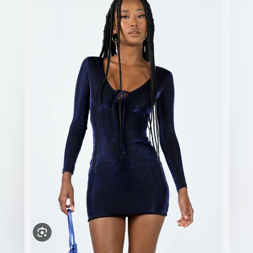 Princess Polly Hewitt Long-sleeve Minidress